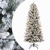 vidaXL Kunstmatige Inklapbare Kerstboom 150 cm 150 LED's Warmwit