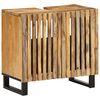 vidaXL Wastafelkast 62x34x58 cm massief ruw mangohout