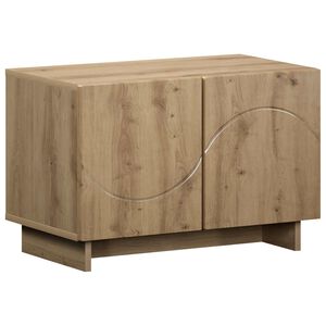 vidaXL tv-meubel 60 x 34.5 x 40 cm Artisanaal eiken Bewerkt hout