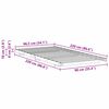 vidaXL Bedframe Wit 90 x 220 cm Massief grenenhout