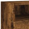 vidaXL Tv-wandmeubels 2 st 80x30x30 cm bewerkt hout gerookt eikenkleur