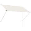 vidaXL Luifel uittrekbaar 200x150 cm cr&egrave;me