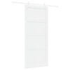 vidaXL Schuifdeur 93 x 211 cm Bewerkt hout Wit