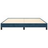vidaXL Bedframe zonder matras 180x200 cm fluweel donkerblauw