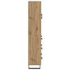 vidaXL Hoge kast met lade 2 pcs Artisan Eiken Bewerkt hout