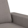 vidaXL 3-delige Loungeset stof taupe