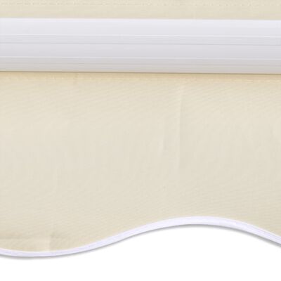 vidaXL Vervangingsdoek voor luifel 3x2,5 m stof crèmekleurig