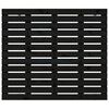 vidaXL Hoofdbord wandmontage 141x3x91,5 cm massief grenenhout zwart