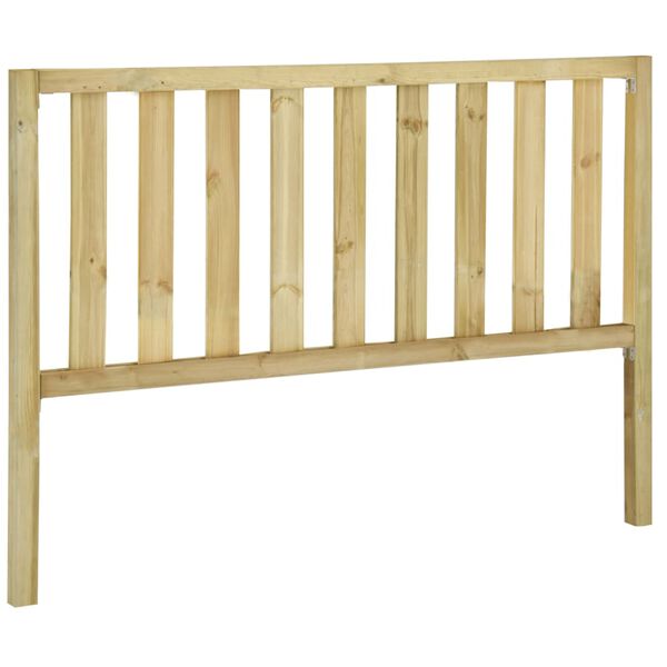 vidaXL Hek 5,34x1,3 m ge&iuml;mpregneerd grenenhout