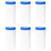 vidaXL Maskerende film met tape 6 st Transparant en Blauw