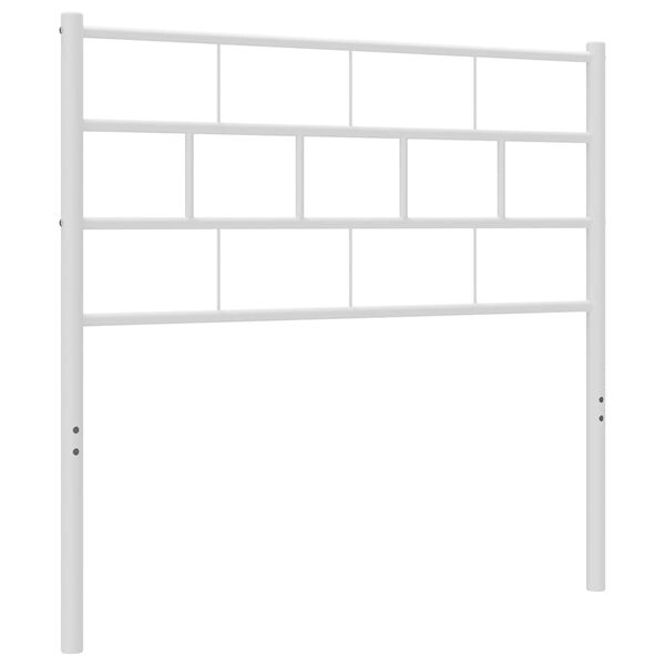 vidaXL Hoofdbord 100 cm metaal wit