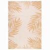 vidaXL Buitenkleed met bladpatroon platgeweven 200x280 cm