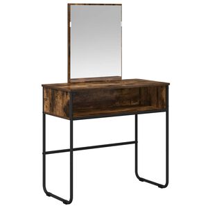 vidaXL Plafondtafel Gerookt eiken 81 x 40 x 131 cm Bewerkt hout