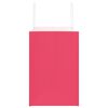 vidaXL Papieren zakken 250 st met hengsels 54x15x49 cm roze