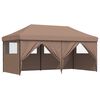 vidaXL Partytent Bruin 292 x 580 x 315 cm Oxford Stof
