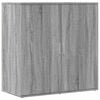 vidaXL Dressoir 79x38x80 cm bewerkt hout grijs sonoma