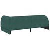 vidaXL Hoekbedframe met Matras met hoofdeinde 2 pcs Groen Fluweel