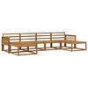 vidaXL Buiten bankenset 6 pcs Naturel Massief Acaciahout