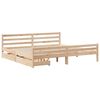 vidaXL Bedframe zonder matras massief grenenhout 200x200 cm
