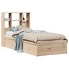 vidaXL Bedframe zonder matras massief grenenhout 75x190 cm