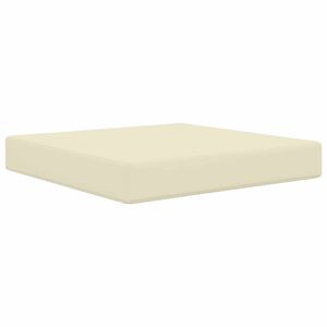 vidaXL Buiten bankkussen Polyester Cr&egrave;mekleurig 60 x 60 cm