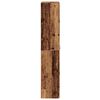 vidaXL Schoenenkast 80x35,5x180 cm bewerkt hout oud houtkleurig