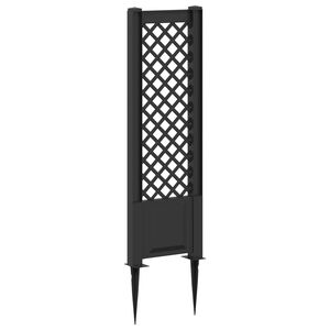 vidaXL Trellis met Spike PP Antracietkleurig