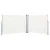 vidaXL Windscherm uittrekbaar 100x1000 cm cr&egrave;me