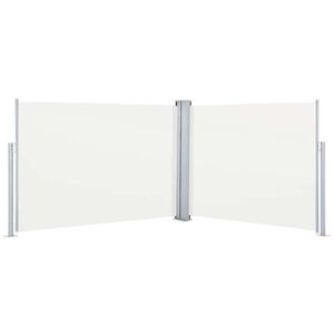 vidaXL Windscherm uittrekbaar 100x1000 cm cr&egrave;me
