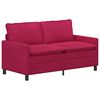 vidaXL Bank Wijnrood 156 x 81 x 87,5 cm Fluweel