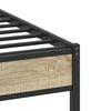 vidaXL Bedframe zonder matras hout sonoma eikenkleurig 90x190 cm