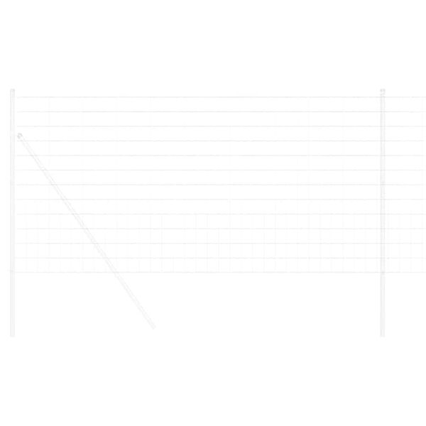 vidaXL Euro Hek Zilver 1 x 10 m Warmverzinkt ijzer