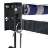 vidaXL Luifel automatisch uitschuifbaar 3x2,5 m blauw en wit