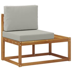 vidaXL Buiten Eind Sofa Naturel 91 x 63 x 73 cm Massief Acaciahout