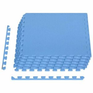 vidaXL Vloermatten 6 st 2,16 ㎡ EVA-schuim blauw