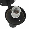 vidaXL Buiten Wandlamp Zwart 28 x 25 x 38 cm