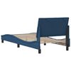 vidaXL Bedframe zonder matras "Hanko" 90x190 cm stof blauw