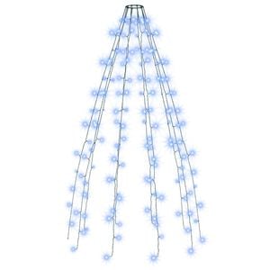 vidaXL Kerstboomverlichting met 150 LED's blauw net 150 cm