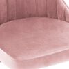 vidaXL Eetkamerstoelen 2 st fluweel roze