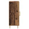 vidaXL Dressoir Oud hout 34 x 34.5 x 90 cm Bewerkt hout