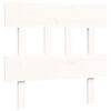 vidaXL Bedframe zonder matras massief grenenhout wit 140x200 cm
