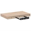 vidaXL Wandschapppen 4 st 40x23,5x4 cm bewerkt hout