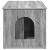 vidaXL Kattenhuis Grijs Sonoma 85 x 55 x 50,5 cm Bewerkt hout