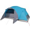vidaXL Gezinstent crossvent 8-persoons waterdicht blauw