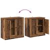 vidaXL Dressoirs 3 pcs Oud hout 210 x 35,5 x 67,5 cm Bewerkt hout