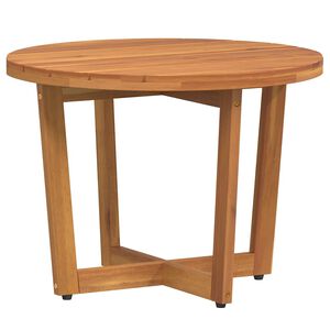 vidaXL Tuinbijzettafel rond &Oslash;55x40 cm massief acaciahout