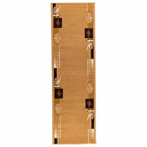 vidaXL Tapijtloper FLORNES Geweven Beige PP 7 mm