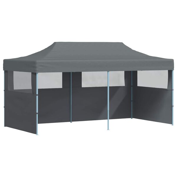 vidaXL Partytent Antraciet 291 x 580 x 315 cm Oxford Stof