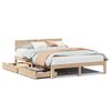 vidaXL Bedframe met lades massief grenenhout 160x200 cm