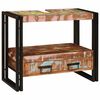 vidaXL Wastafel Kast met lade Multikleur Massief Gerecycled Hout